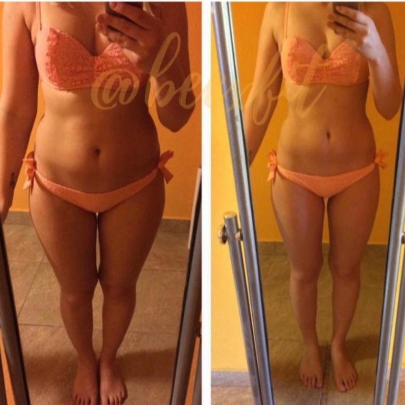 Transformation avant / après d’un membre Beexfit