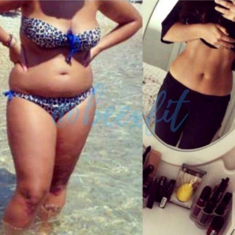 Transformation avant / après d’un membre Beexfit
